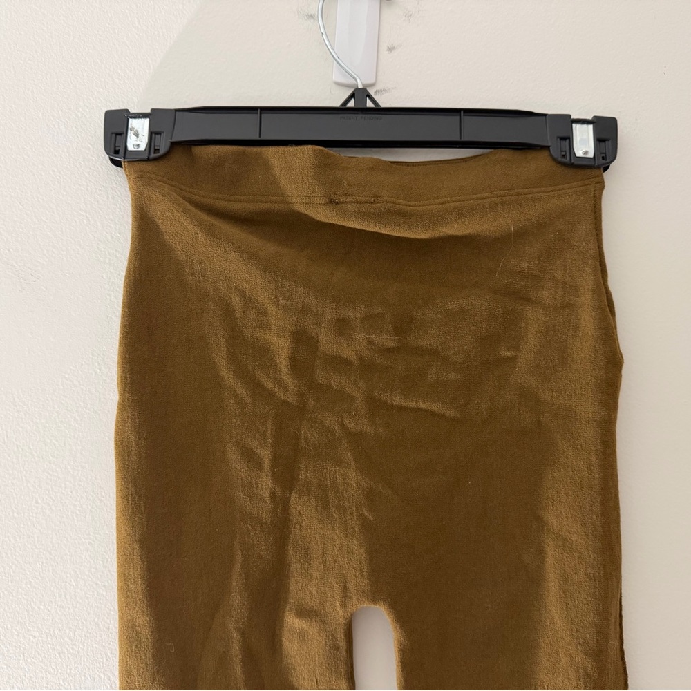 NWT Wolford Perforated Wool-Blend Leggings in Brown Size Small Quiet Luxury - Picture 7 of 16